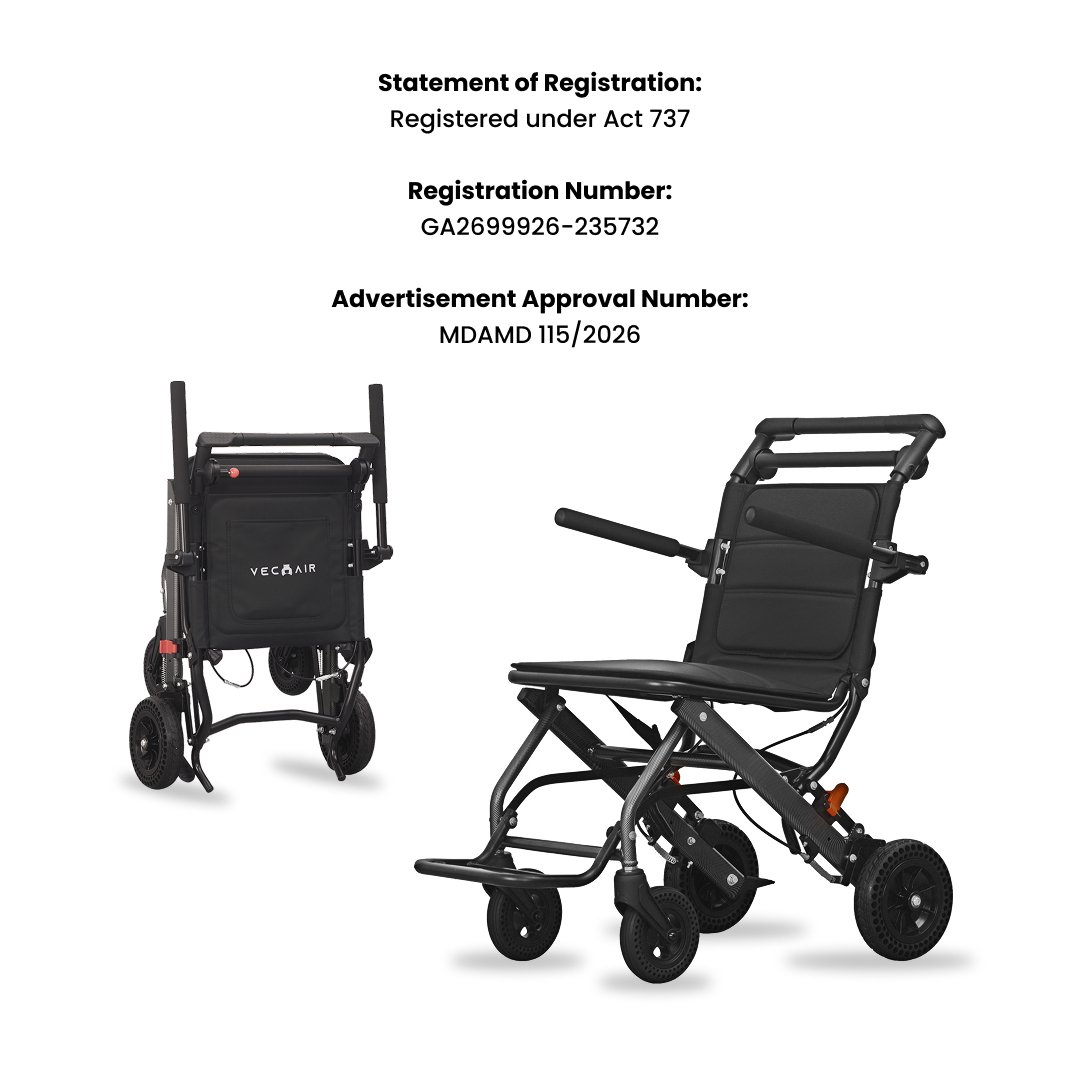 Manual Wheelchair 8.2KG Vechair® - Image 7