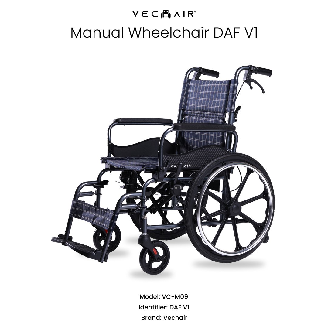 Manual Wheelchair 12KG DAF Vechair®