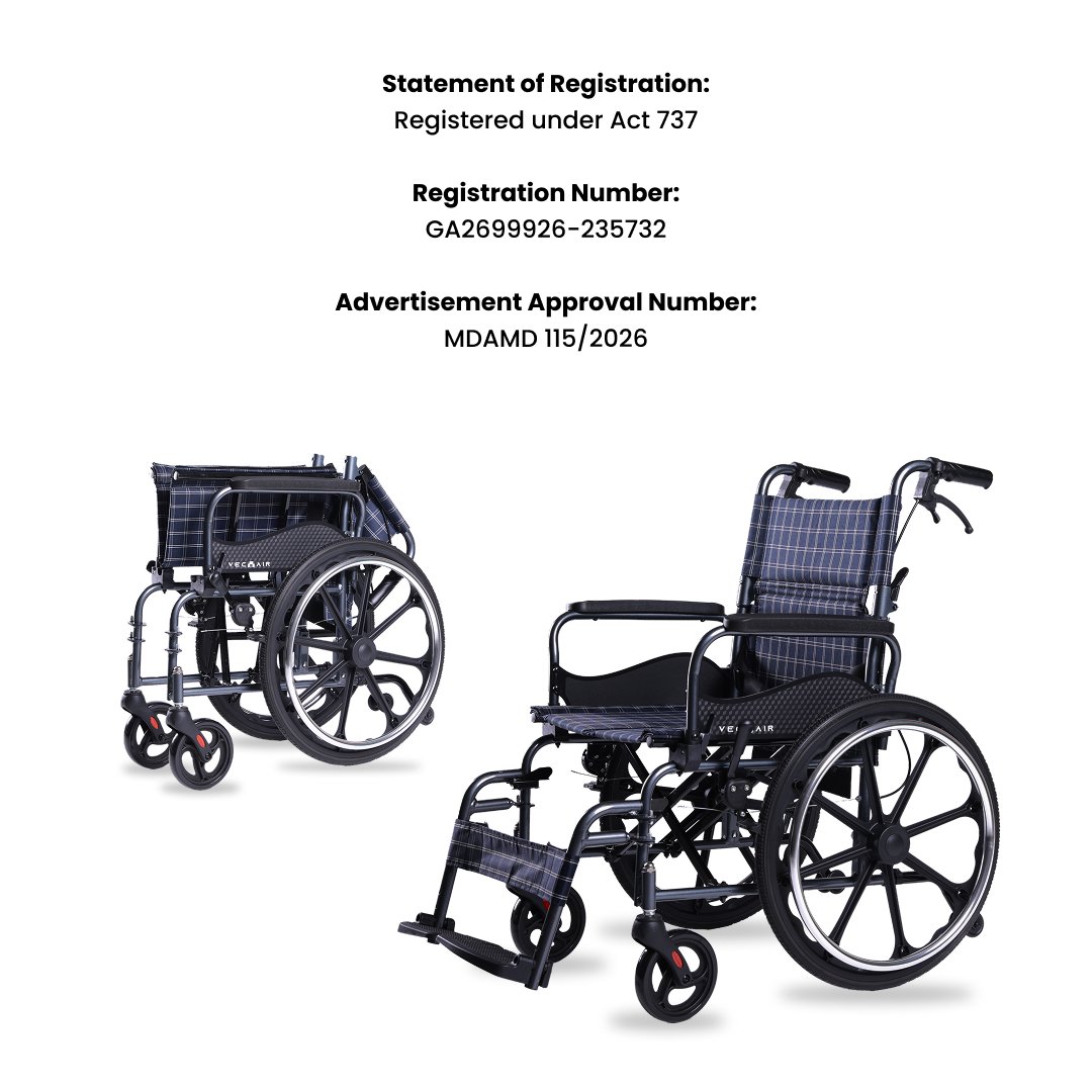 Manual Wheelchair 12KG DAF Vechair® - Image 8