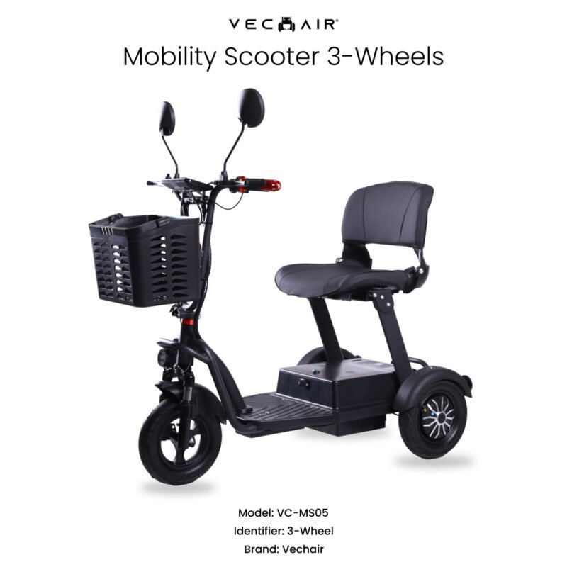 Mobility Scooter 3-Wheels Vechair®