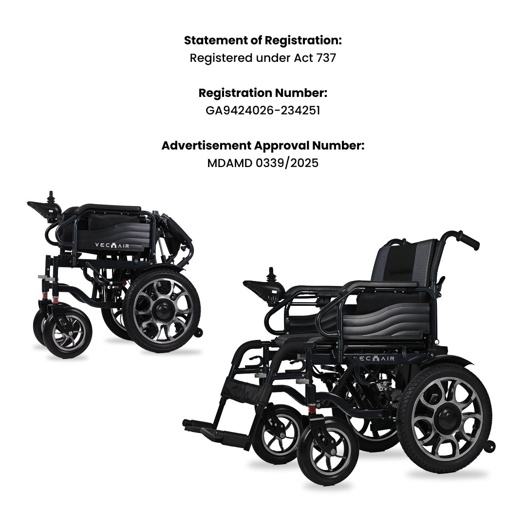 Electric Wheelchair Smart V1 Vechair® - Image 10