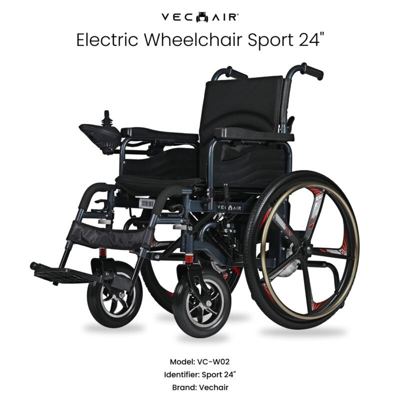 Electric Wheelchair Sport 24" Vechair™