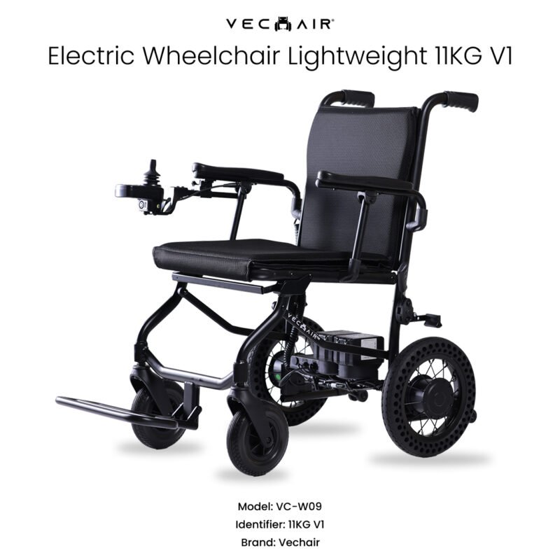 Electric Wheelchair Lightweight 11KG V1 Vechair®
