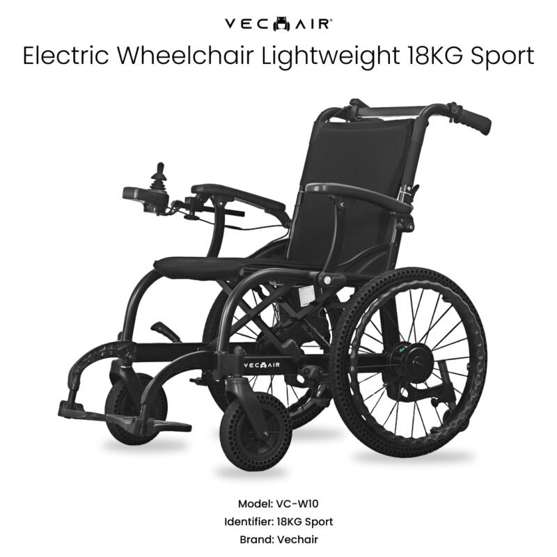 Electric Wheelchair Lightweight 18KG Sport Vechair®