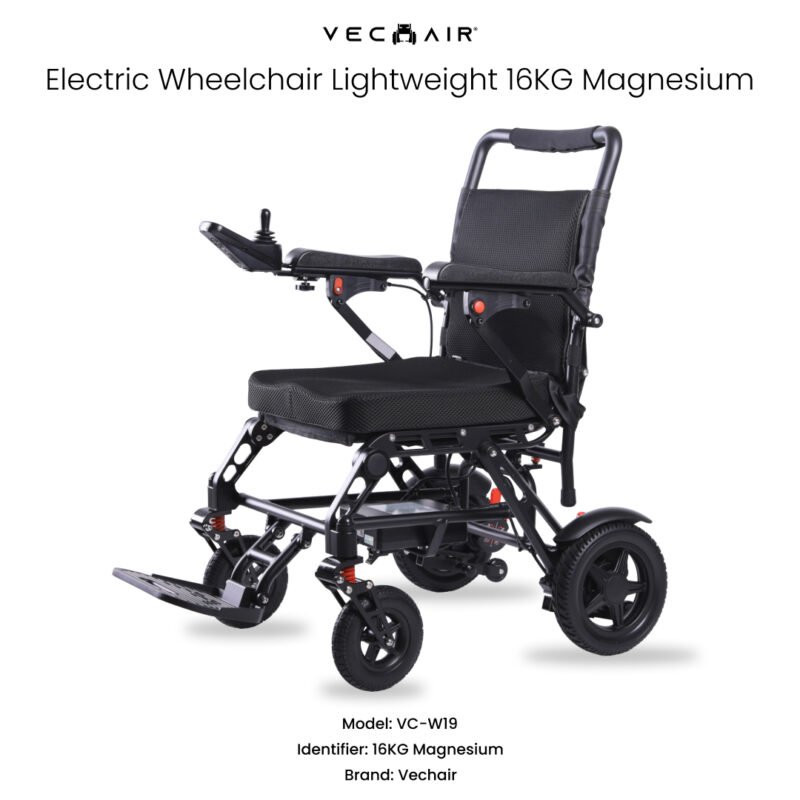 Electric Wheelchair Lightweight 16KG Magnesium Vechair®