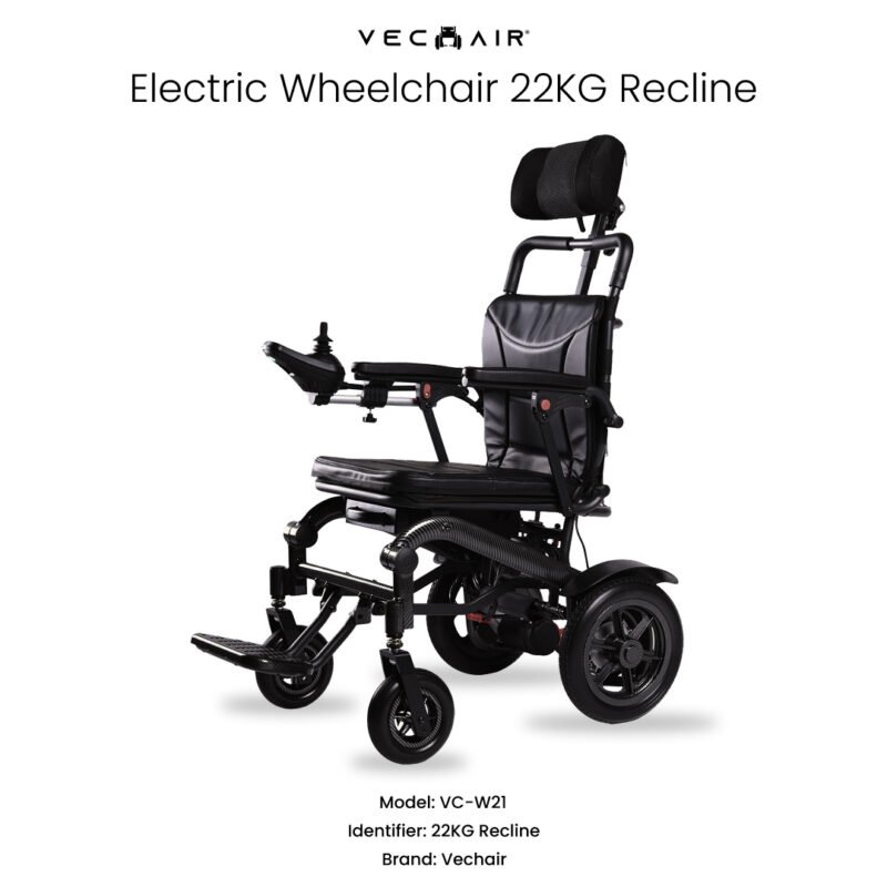 Electric Wheelchair 22KG Auto Recline Vechair®