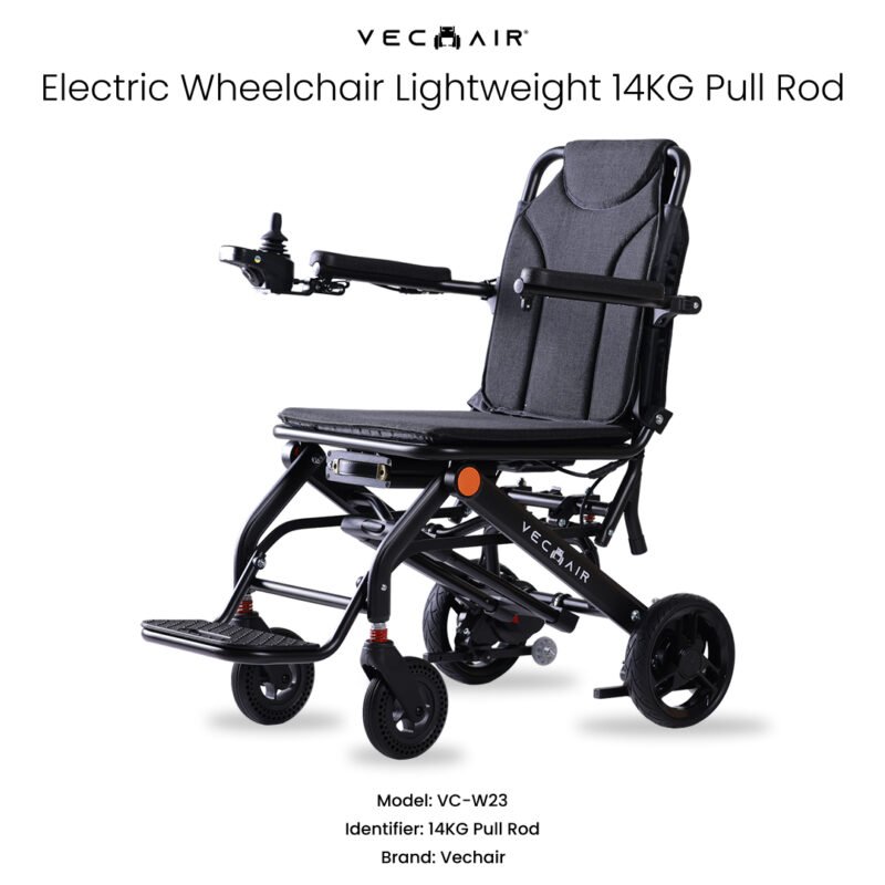 Electric Wheelchair Lightweight 14KG Pull Rod Vechair®