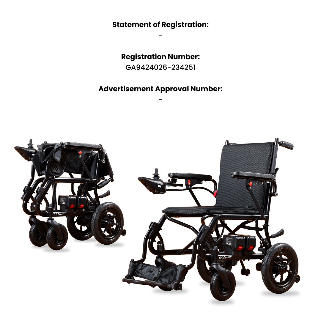 Electric Wheelchair Lightweight 14KG Vechair® - Image 12