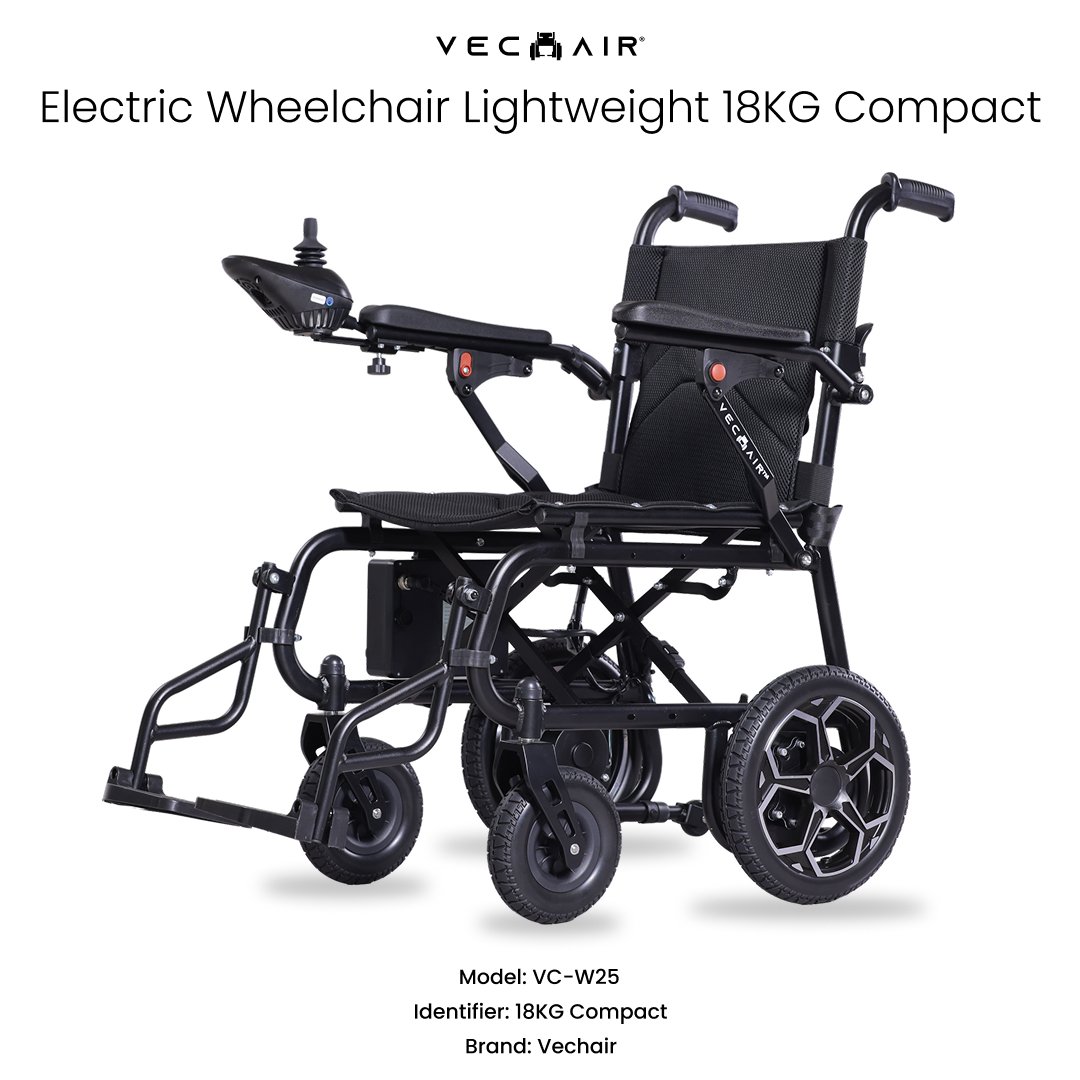 Electric Wheelchair Lightweight 18KG Compact Vechair®