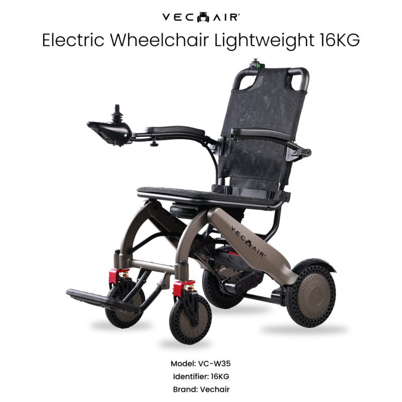Electric Wheelchair Lightweight 16KG Vechair®