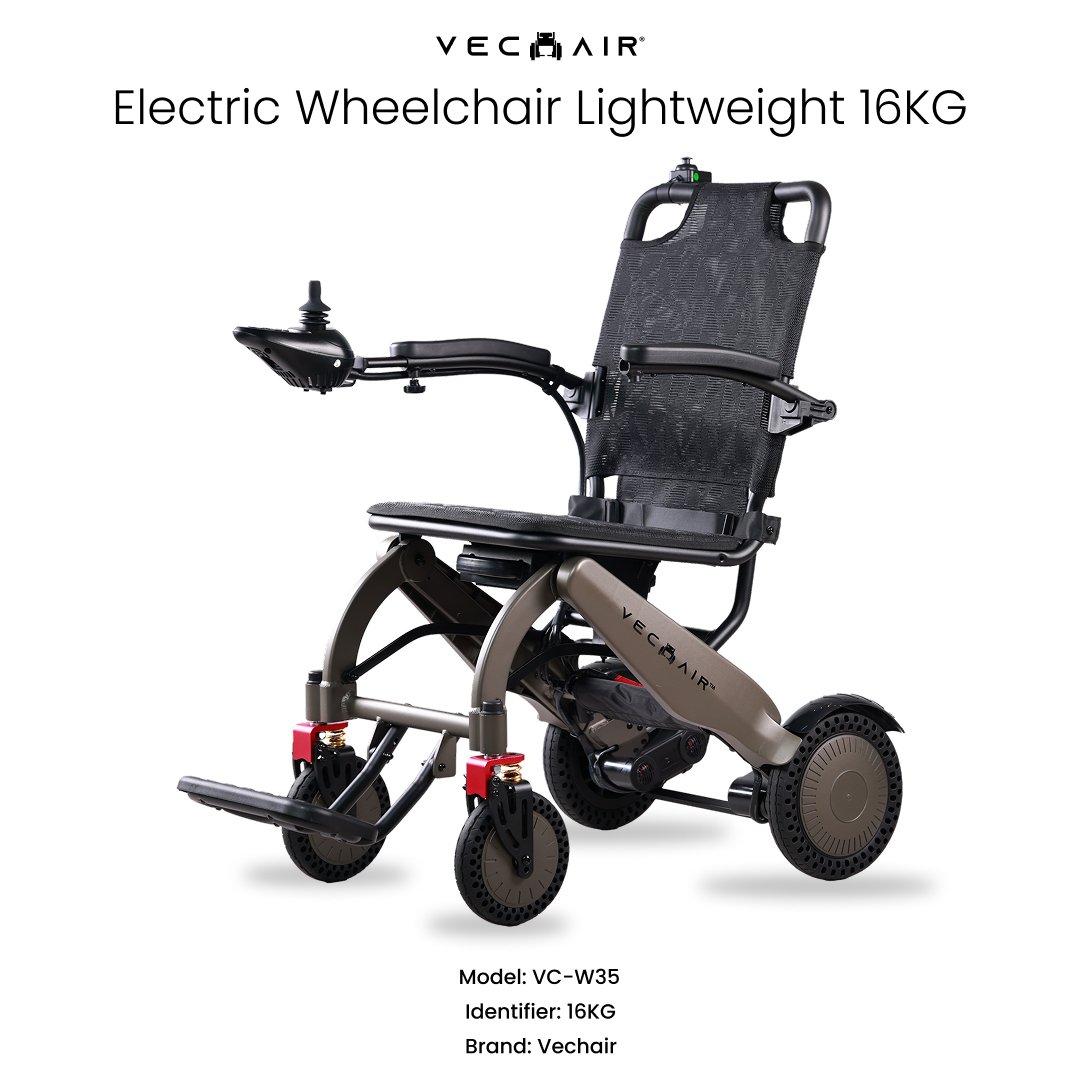 Electric Wheelchair Lightweight 16KG Vechair®