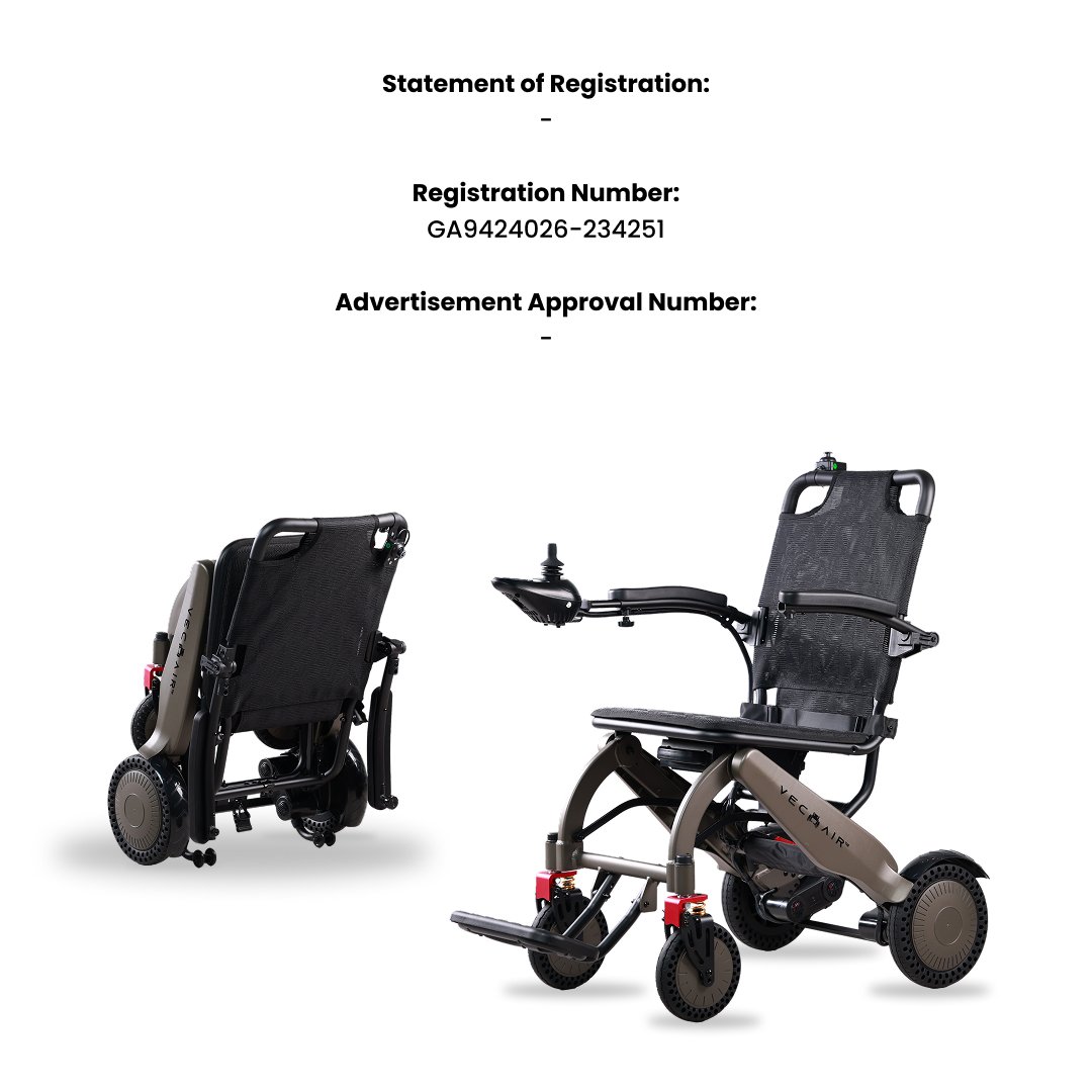 Electric Wheelchair Lightweight 16KG Vechair® - Image 12
