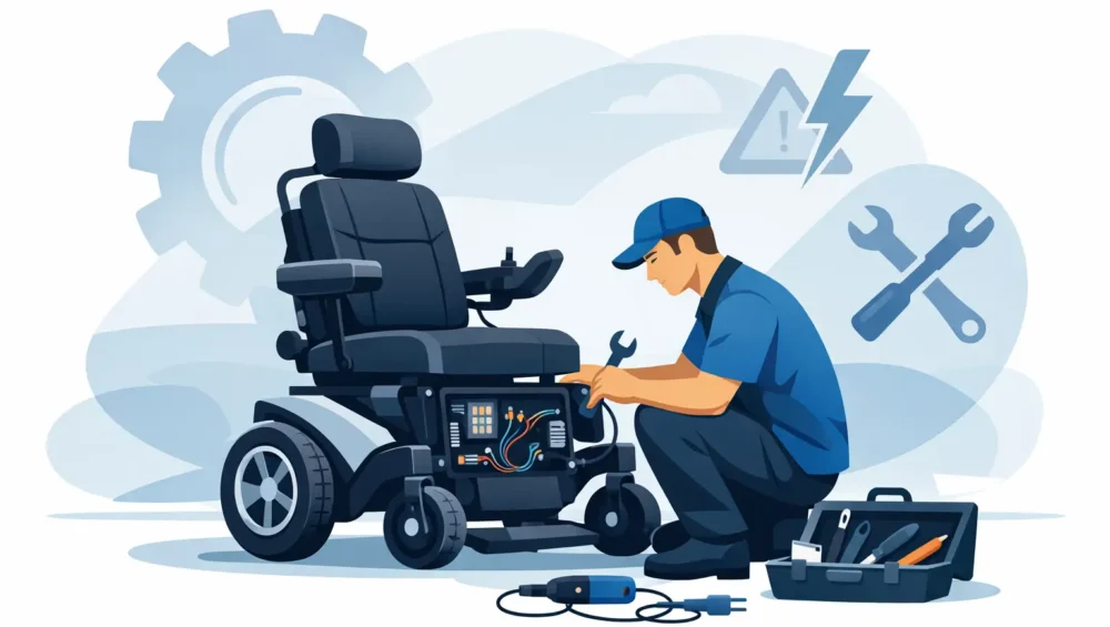 Servis Kerusi Roda Elektrik Rosak Explained